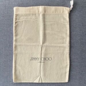 🇮🇹 Jimmy Choo | Luxury Dust Bag 100% Cotton Drawstring bag - Storage Gift